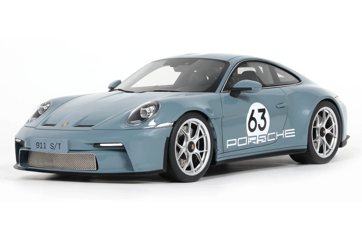 GT Spirit 2024 Porsche 911 992 S/T No 63 Shore Blue 1:18