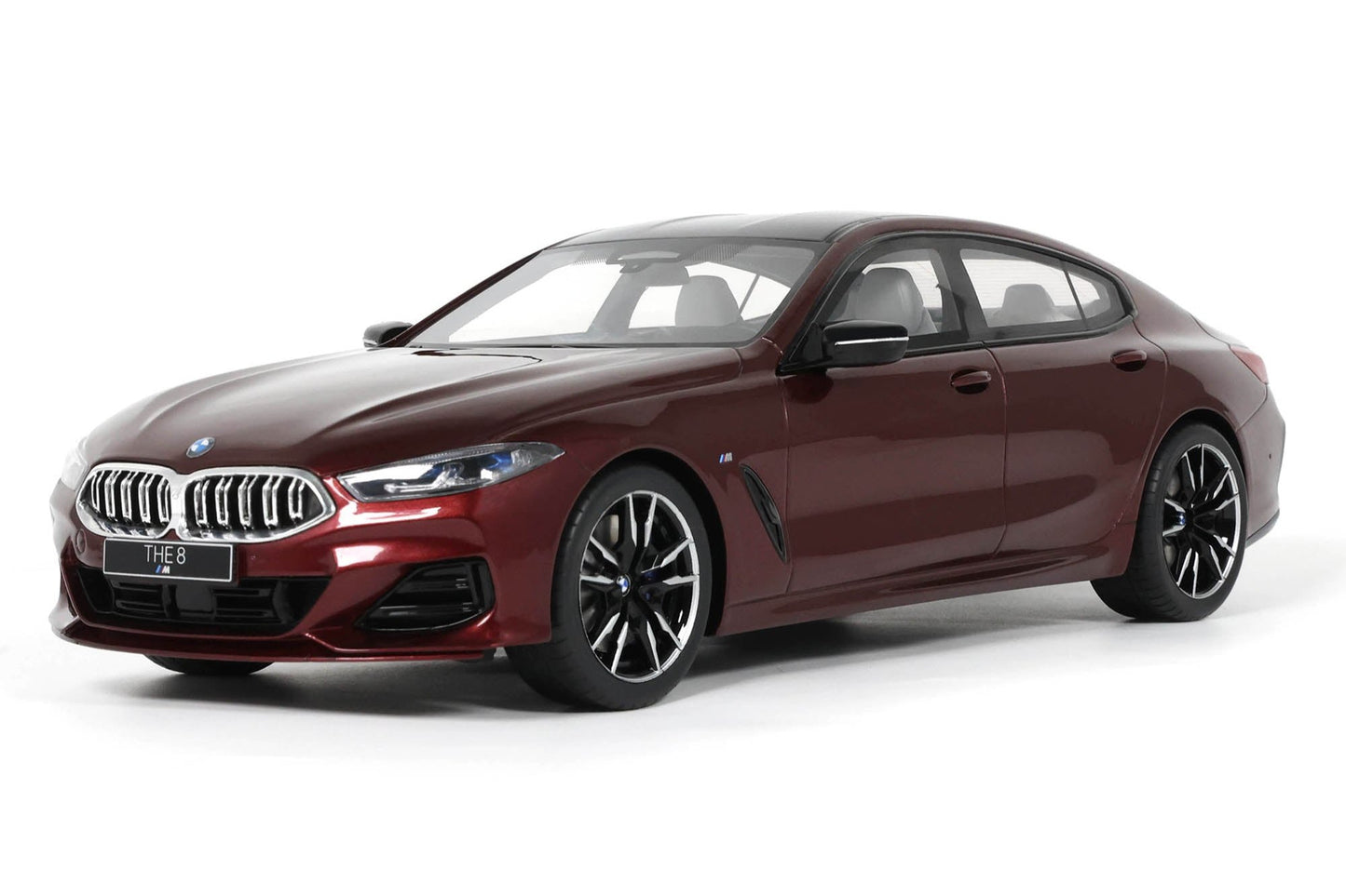 GT Spirit 2023 BMW M850i Xdrive M Sedan Dark Red Metallic 1:18