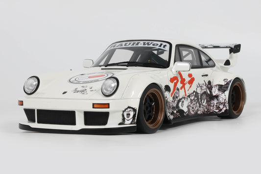 GT Spirit 2024 Porsche 911 964 RWB Akira Glacier White 1:18