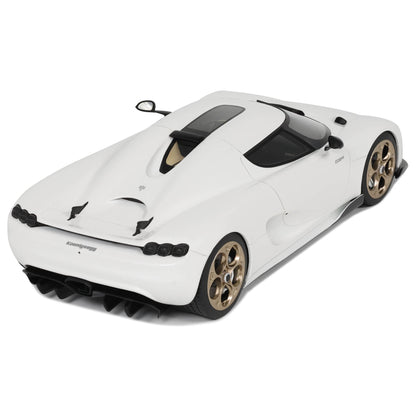 GT Spirit 2024 Koenigsegg CC850 White w/ Gold Wheels 1:18