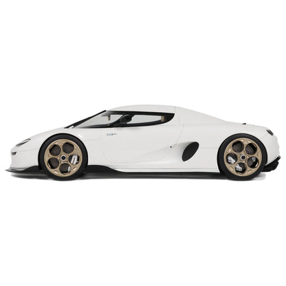 GT Spirit 2024 Koenigsegg CC850 White w/ Gold Wheels 1:18