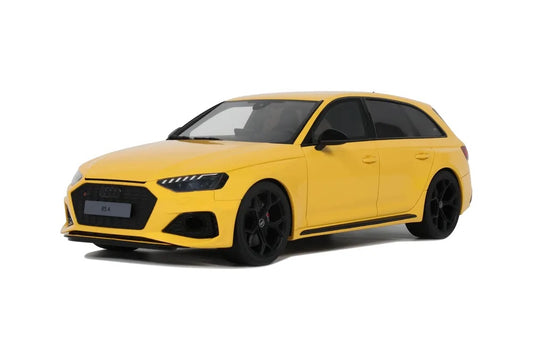 GT Spirit 2024 Audi RS4 Avant B9 25th Anniversary Yellow 1:18