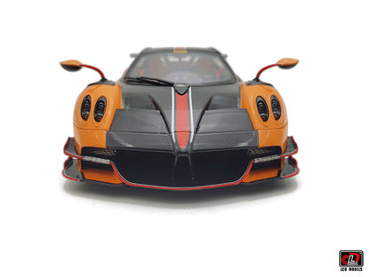 LCD Pagani Huayra BC Roadster Orange & Carbon 1:18