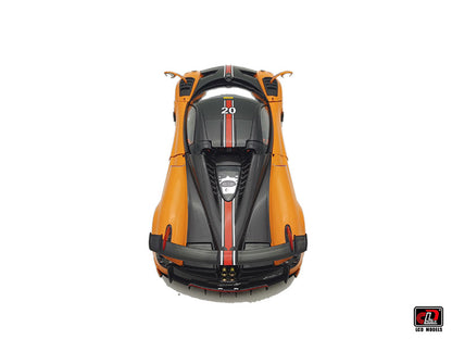 LCD Pagani Huayra BC Roadster Orange & Carbon 1:18