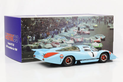 Werk83 Porsche 917 LH 4.5L #1 Team Gulf Press Version 24h LeMans 1969 1:18