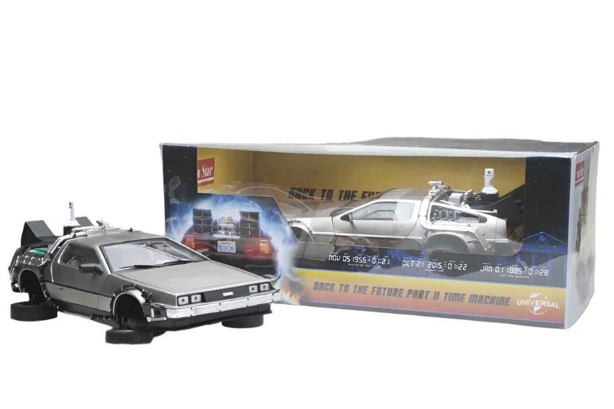 Sun-Star Delorean Time Machine from Back to the Future II 1:18