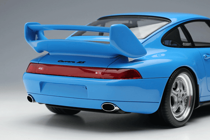 Make Up Co., Ltd / Eidolon 1995 Porsche 911 993 Carrera RS (Japan Version) Riviera Blue WITH DISPLAY 1:18