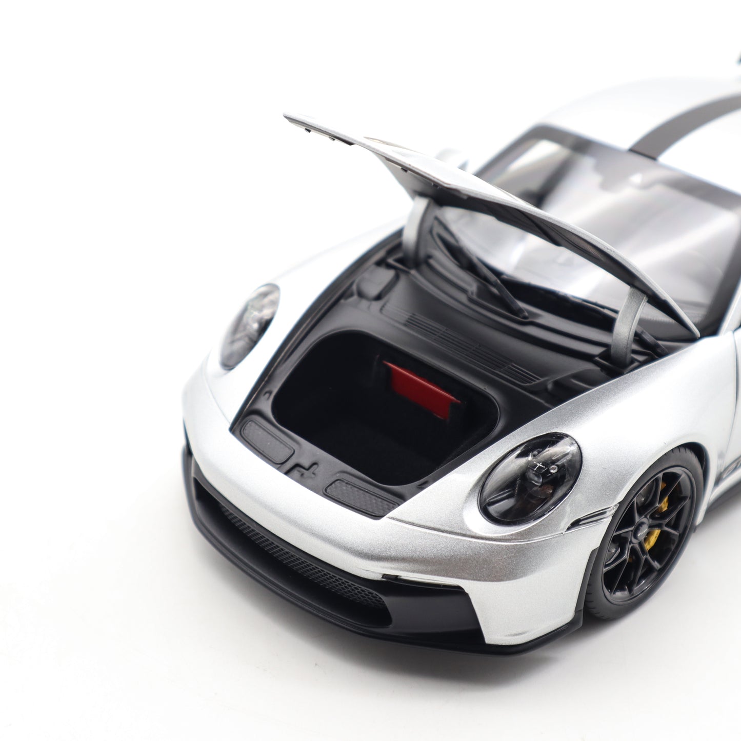 Norev Porsche 911 992 GT3 GT Silver Metallic w/ Black Stripe 1:18