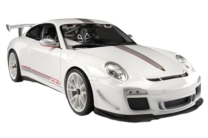 Maisto Porsche 911 997 GT3 RS 4.0 White w/ White Wheels 1:18