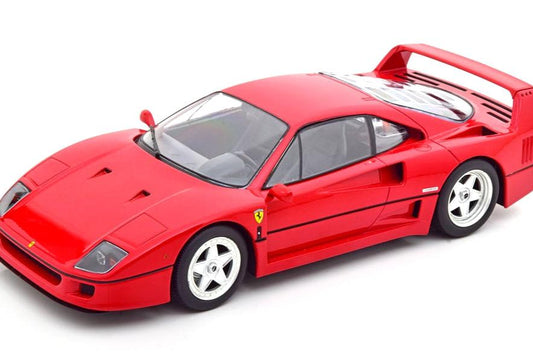 KK Scale 1987 Ferrari F40 Ferrari Red w/ Grey Interior 1:18