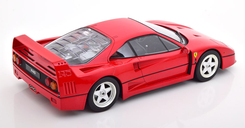 KK Scale 1987 Ferrari F40 Ferrari Red w/ Grey Interior 1:18