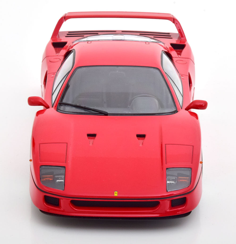 KK Scale 1987 Ferrari F40 Ferrari Red w/ Grey Interior 1:18