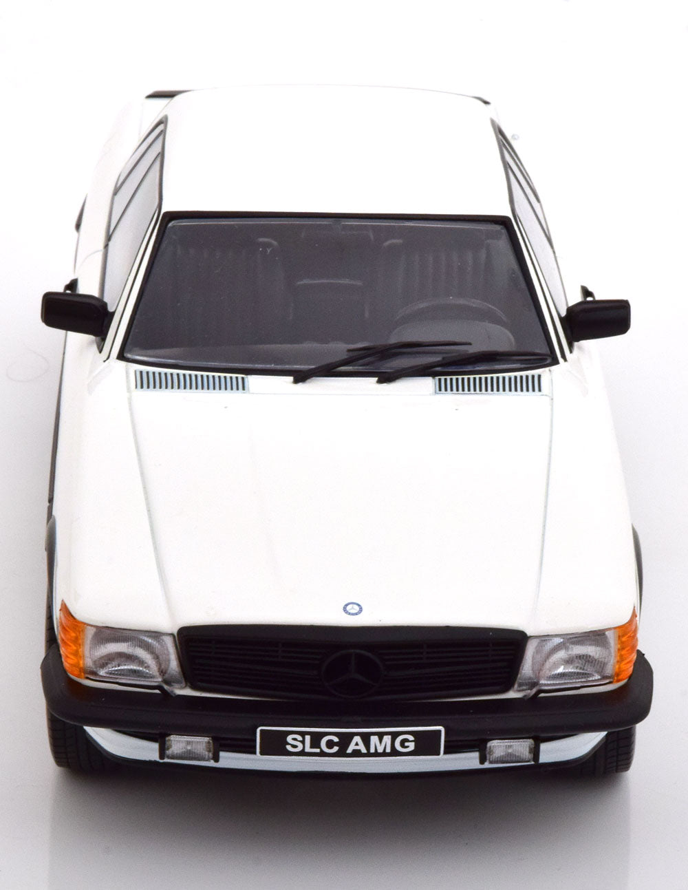 KK Scale 1985 Mercedes-Benz S Class 500SLC 6.0 AMG (C107) White 1:18