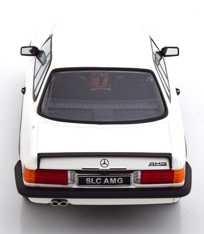 KK Scale 1985 Mercedes-Benz S Class 500SLC 6.0 AMG (C107) White 1:18