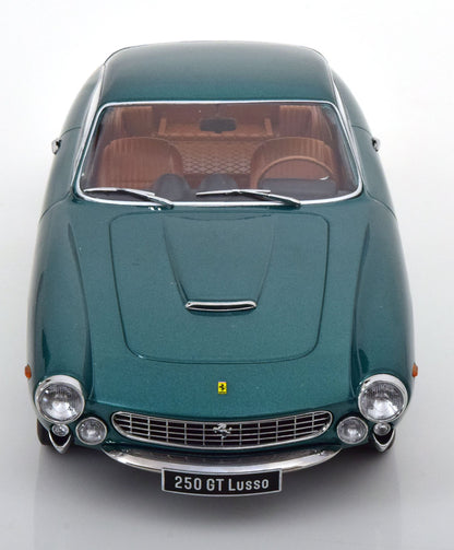 KK Scale 1962 Ferrari 250 GT Lusso Green Metallic 1:18