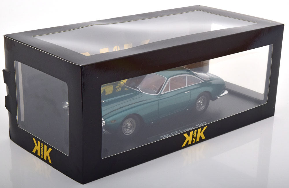 KK Scale 1962 Ferrari 250 GT Lusso Green Metallic 1:18