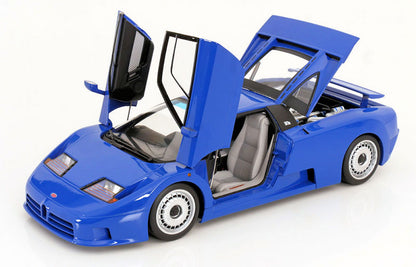 KK Scale 1991 Bugatti EB110 Blue w/ Openings 1:12