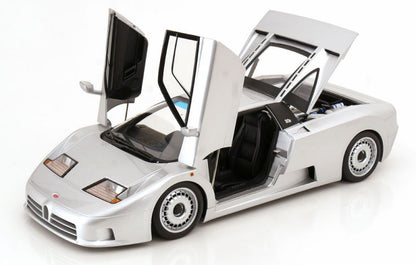 KK Scale 1991 Bugatti EB110 Silver w/ Openings 1:12