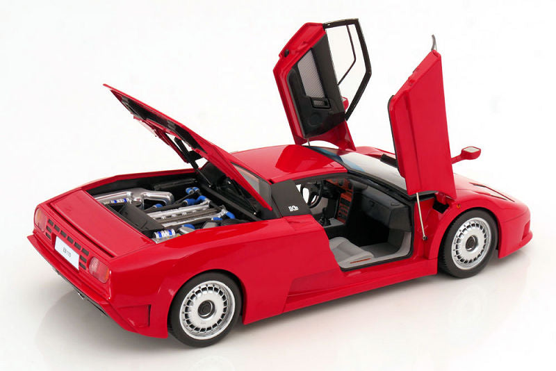 KK Scale 1991 Bugatti EB110 Red w/ Openings 1:12