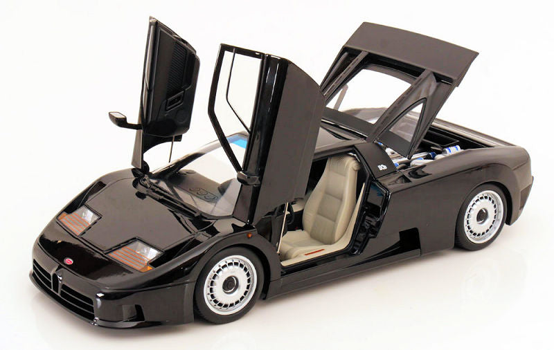 KK Scale 1991 Bugatti EB110 Black w/ Openings 1:12