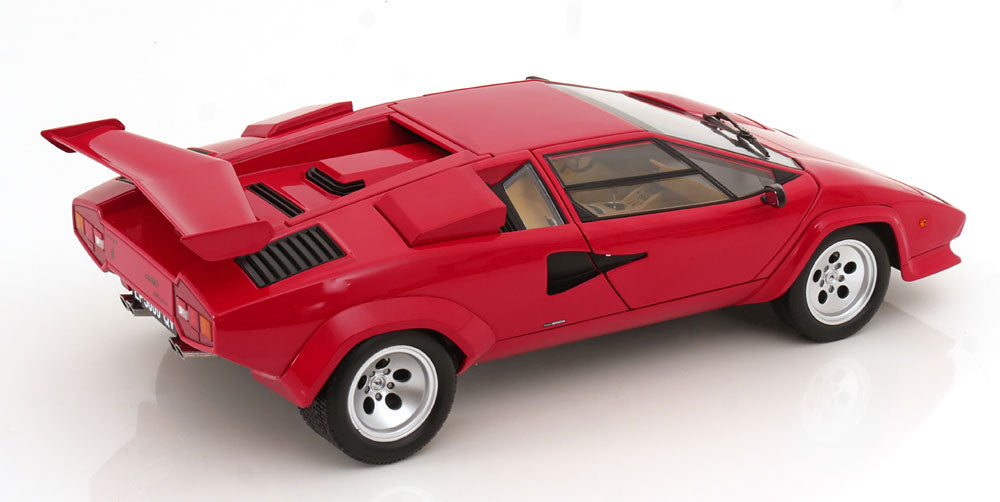 KK Scale 1985 Lamborghini Countach LP 5000S QV Red 1:12