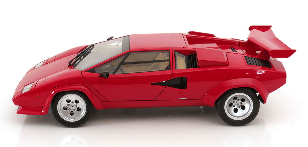 KK Scale 1985 Lamborghini Countach LP 5000S QV Red 1:12