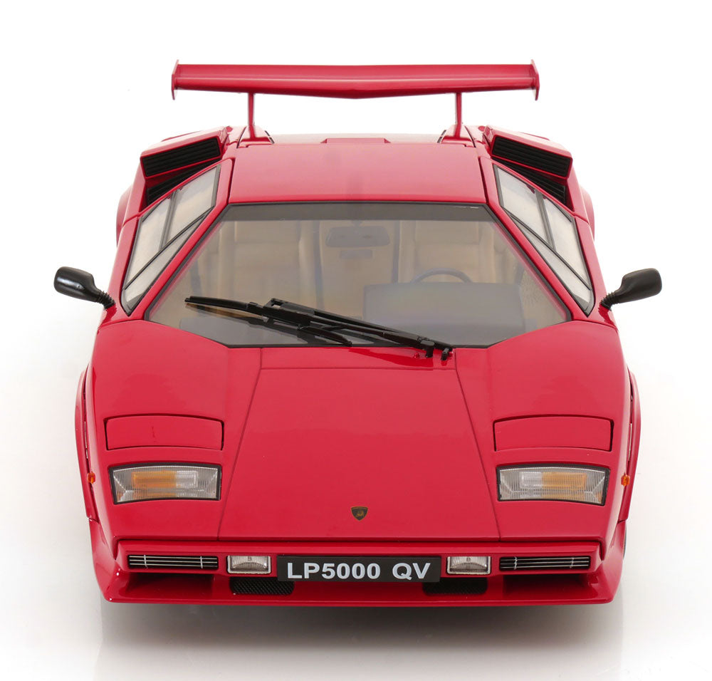 KK Scale 1985 Lamborghini Countach LP 5000S QV Red 1:12