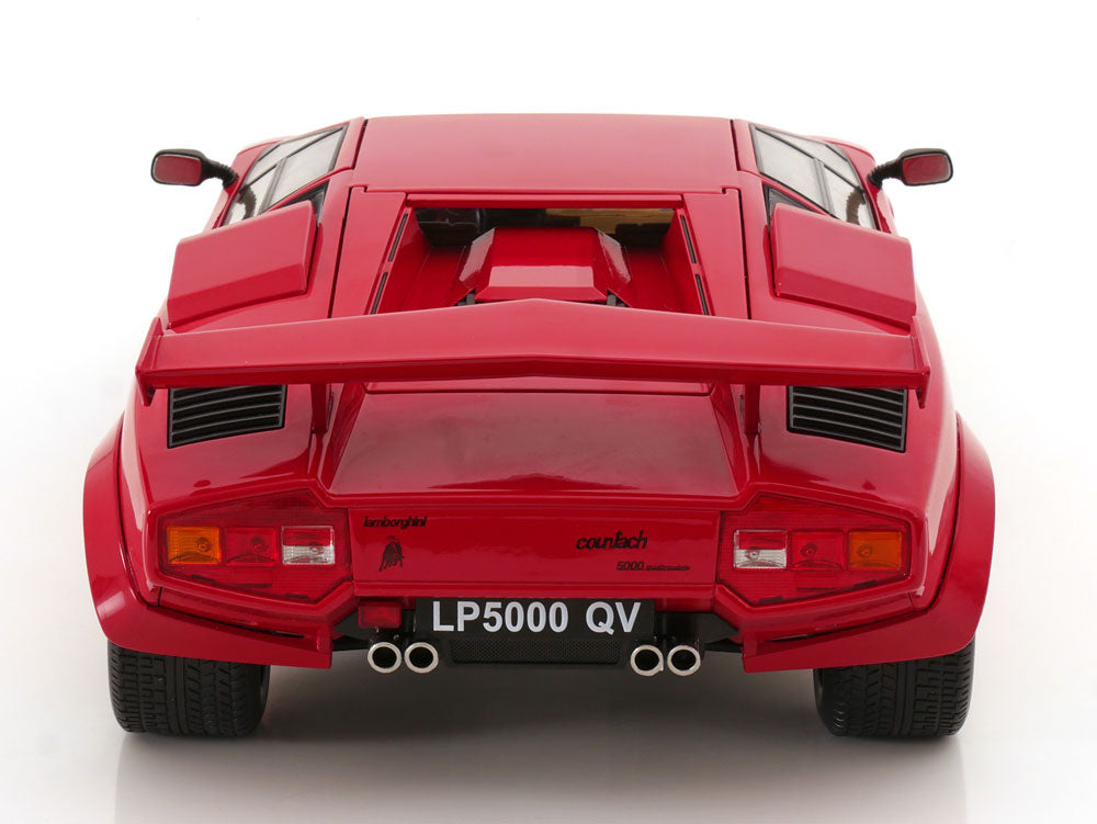 KK Scale 1985 Lamborghini Countach LP 5000S QV Red 1:12