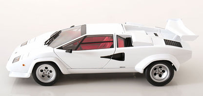 KK Scale 1985 Lamborghini Countach LP 5000S QV White 1:12