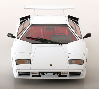 KK Scale 1985 Lamborghini Countach LP 5000S QV White 1:12