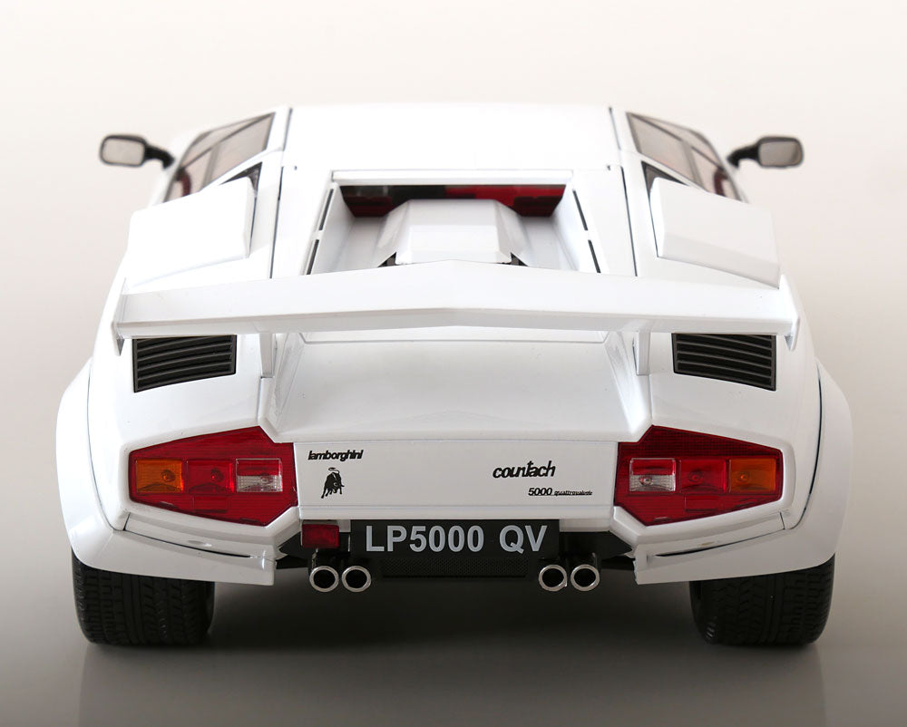 KK Scale 1985 Lamborghini Countach LP 5000S QV White 1:12