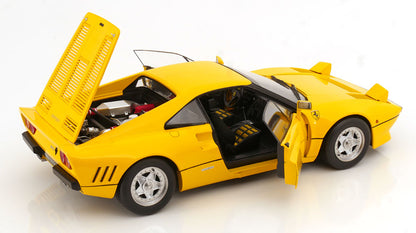 KK Scale 1984 Ferrari 288 GTO Yellow 1:12