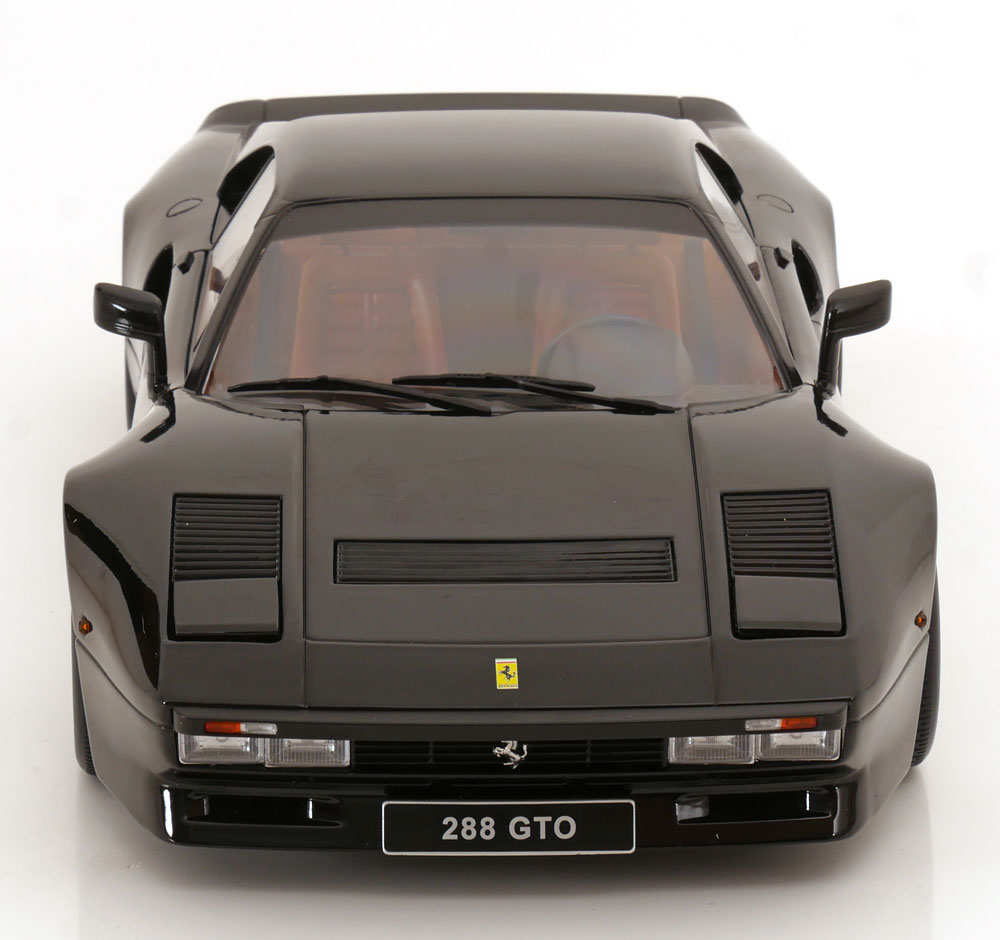 KK Scale 1984 Ferrari 288 GTO Black 1:12