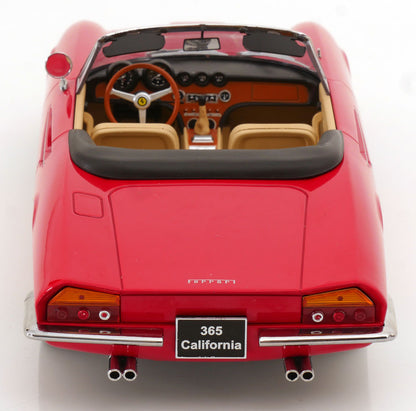 KK Scale 1966 Ferrari 365 California Spyder Red 1:18