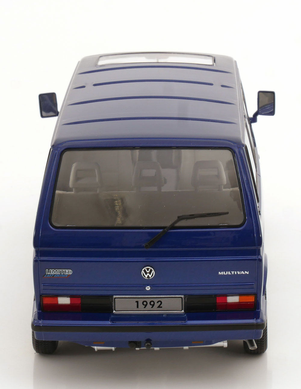 KK Scale 1992 Volkswagen T3 Multivan Minibus (Last Edition) Dark Blue Metallic 1:18