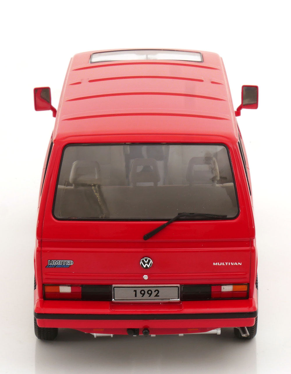 KK Scale 1992 Volkswagen T3 Multivan Minibus (Last Edition) Red 1:18