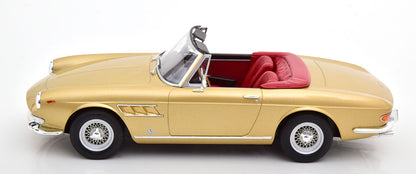 KK Scale 1964 Ferrari 275 GTS Pininfarina Spyder Gold Metallic w/ Removable Soft Top 1:18