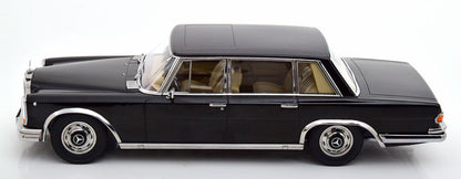 KK Scale 1963 Mercedes-Benz S-Class 600 Pullman SWB (W100) Sedan Black 1:18