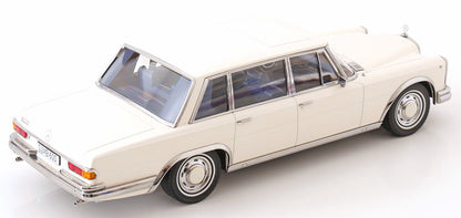 KK Scale 1963 Mercedes-Benz S-Class 600 Pullman SWB (W100) Sedan White 1:18