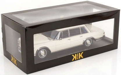 KK Scale 1963 Mercedes-Benz S-Class 600 Pullman SWB (W100) Sedan White 1:18