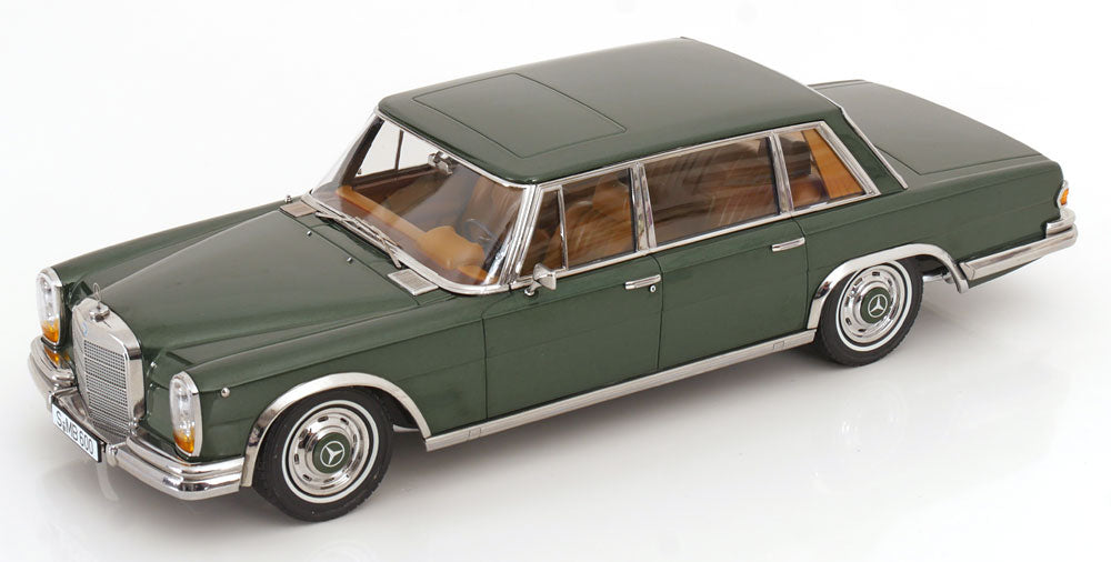 KK Scale 1963 Mercedes-Benz S-Class 600 Pullman SWB (W100) Green Metallic 1:18