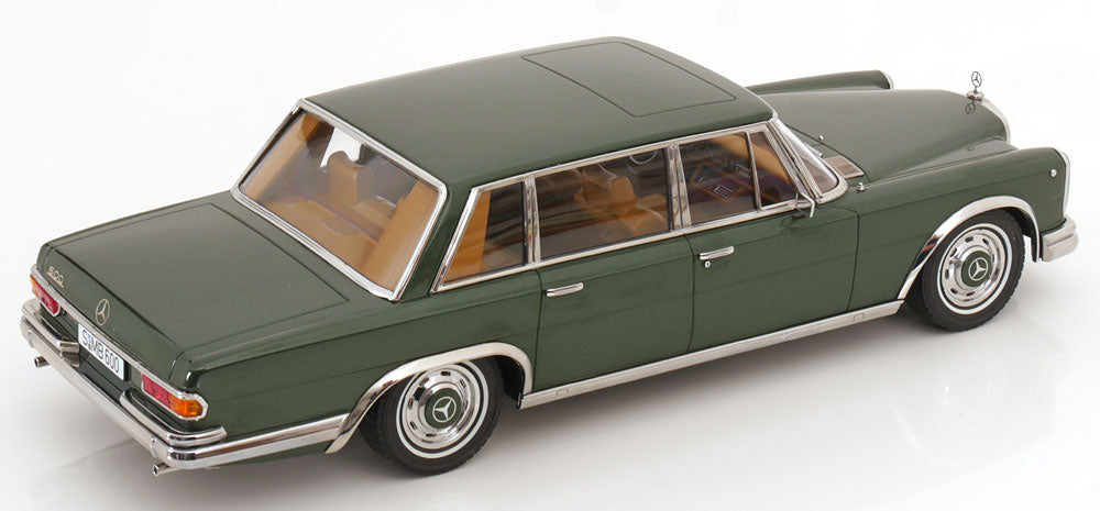 KK Scale 1963 Mercedes-Benz S-Class 600 Pullman SWB (W100) Green Metallic 1:18