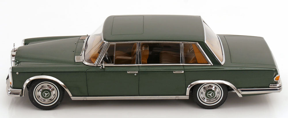 KK Scale 1963 Mercedes-Benz S-Class 600 Pullman SWB (W100) Green Metallic 1:18