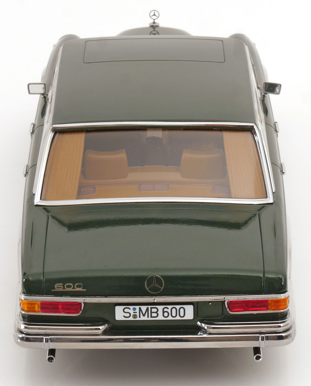 KK Scale 1963 Mercedes-Benz S-Class 600 Pullman SWB (W100) Green Metallic 1:18