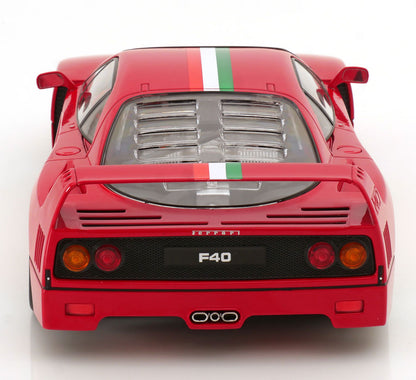 KK Scale 1987 Ferrari F40 Ferrari Red w/ Italia Design 1:18