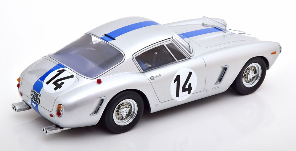 KK Scale 1961 Ferrari 250 GT SWB Competizione #14 24hr Le Mans 1961 Silver 1:18