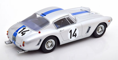 KK Scale 1961 Ferrari 250 GT SWB Competizione #14 24hr Le Mans 1961 Silver 1:18