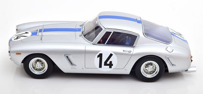 KK Scale 1961 Ferrari 250 GT SWB Competizione #14 24hr Le Mans 1961 Silver 1:18