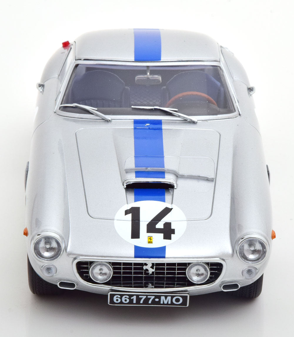 KK Scale 1961 Ferrari 250 GT SWB Competizione #14 24hr Le Mans 1961 Silver 1:18