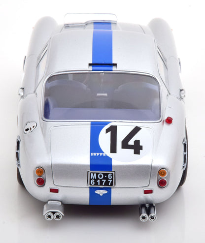 KK Scale 1961 Ferrari 250 GT SWB Competizione #14 24hr Le Mans 1961 Silver 1:18